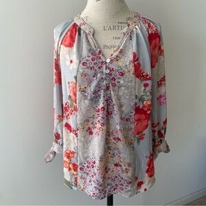 Fig and Flower Anthropologie Blouse